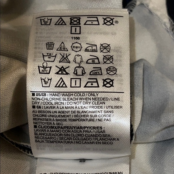 Banana Republic Women’s Midi Fit Flare Skirt Blue White Pockets Floral Y2K SZ 4 - Picture 9 of 13